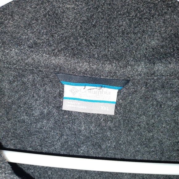 Columbia Black Performance Jacket Full Zip Fleece - Picture 3 of 4